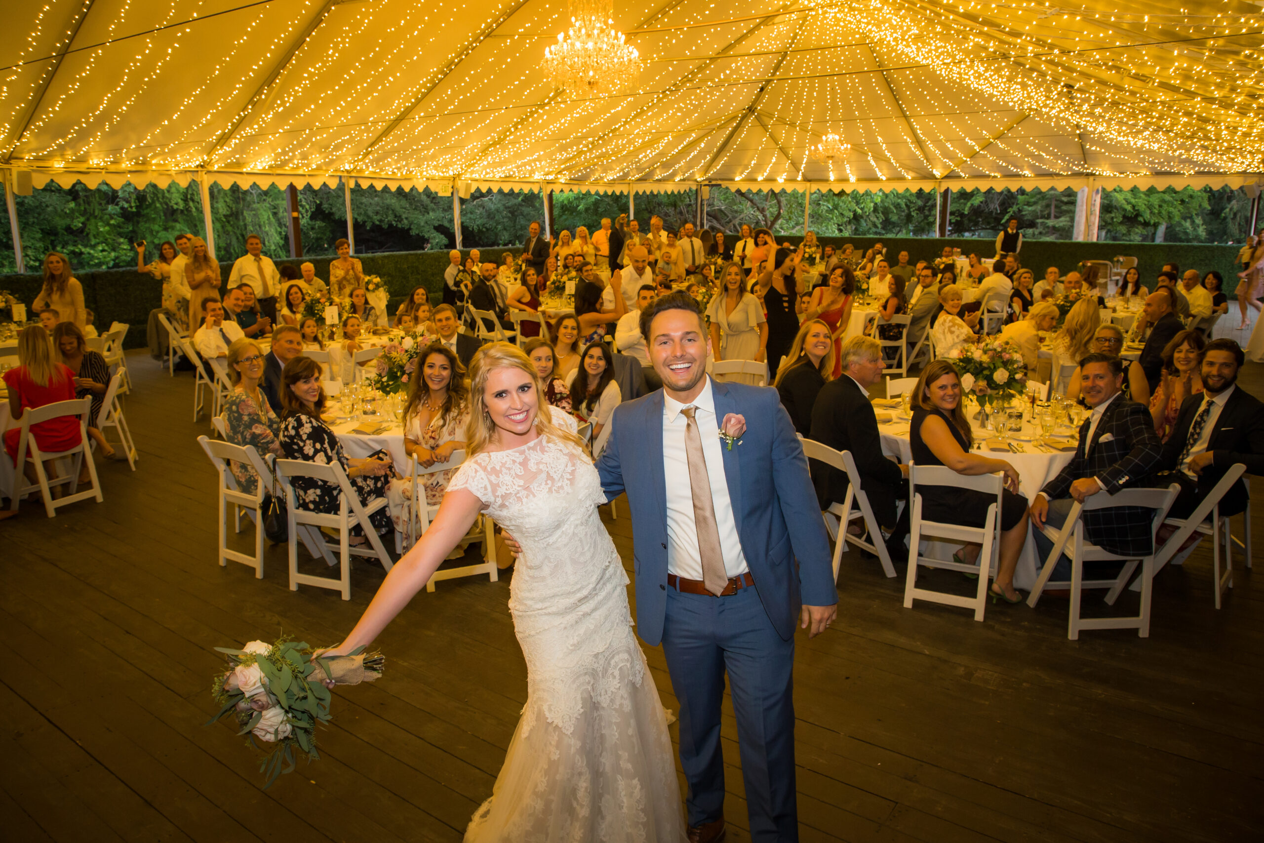 Final tables at the reception